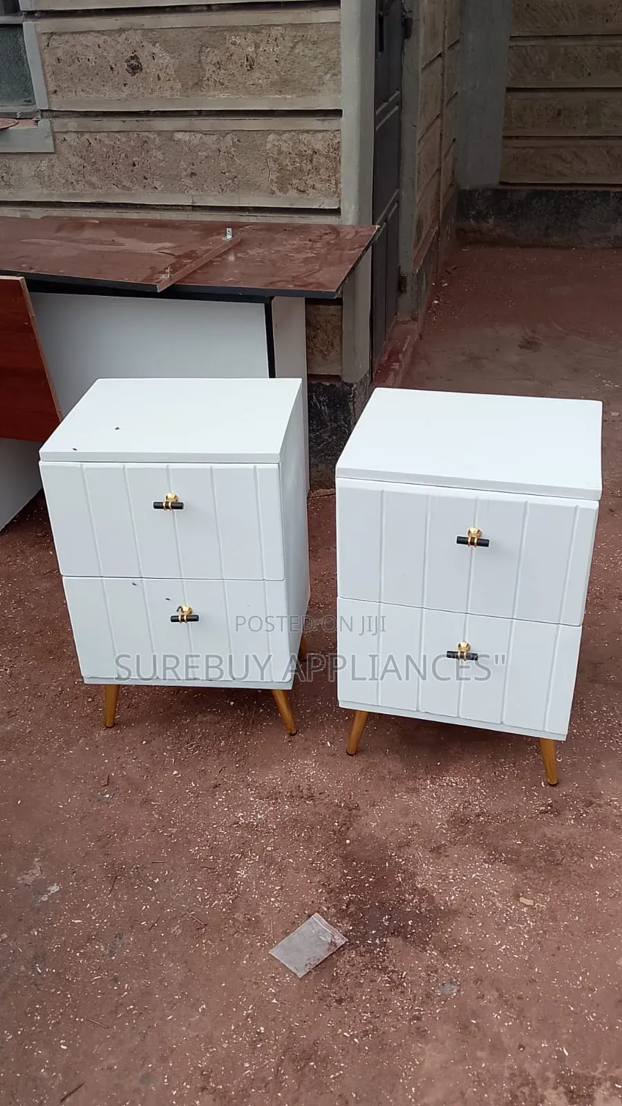Executive Modern Bedside Drawer Cabinet