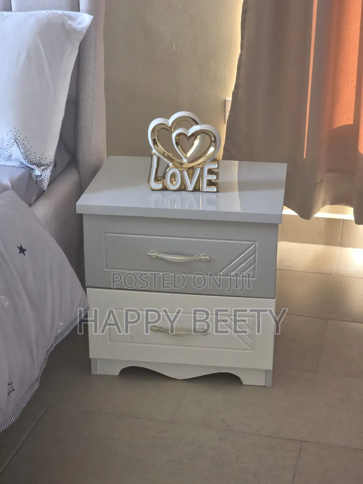 *Solid Wood Bedside Table Nightstand*