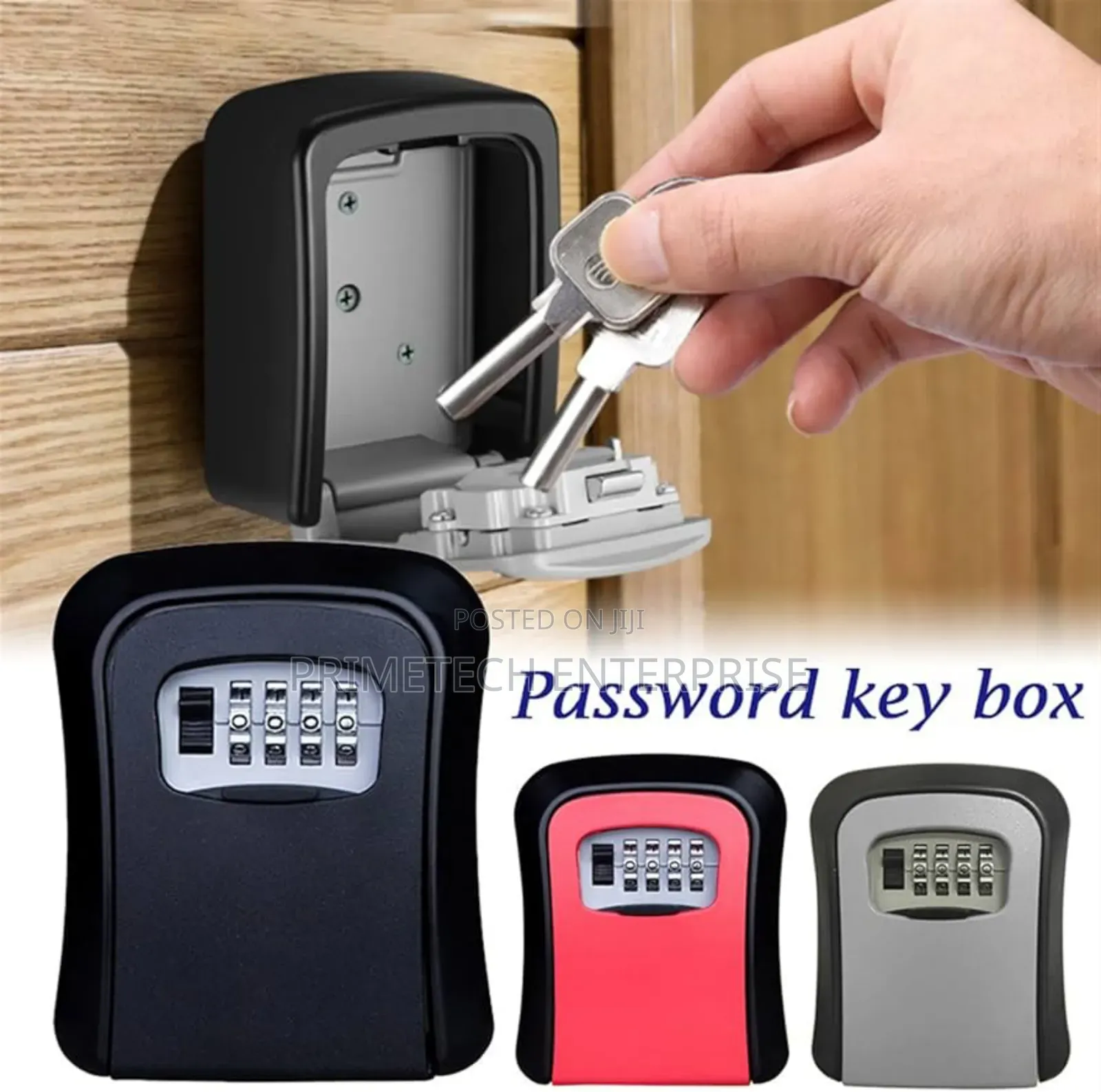 Password Keylock Box-Metallic