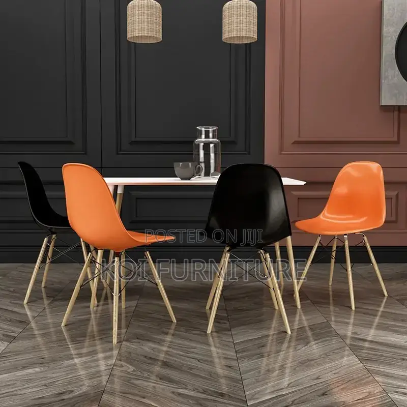 Dining Chairs; Eames Mid Backrest Outdoor Dining Chairs