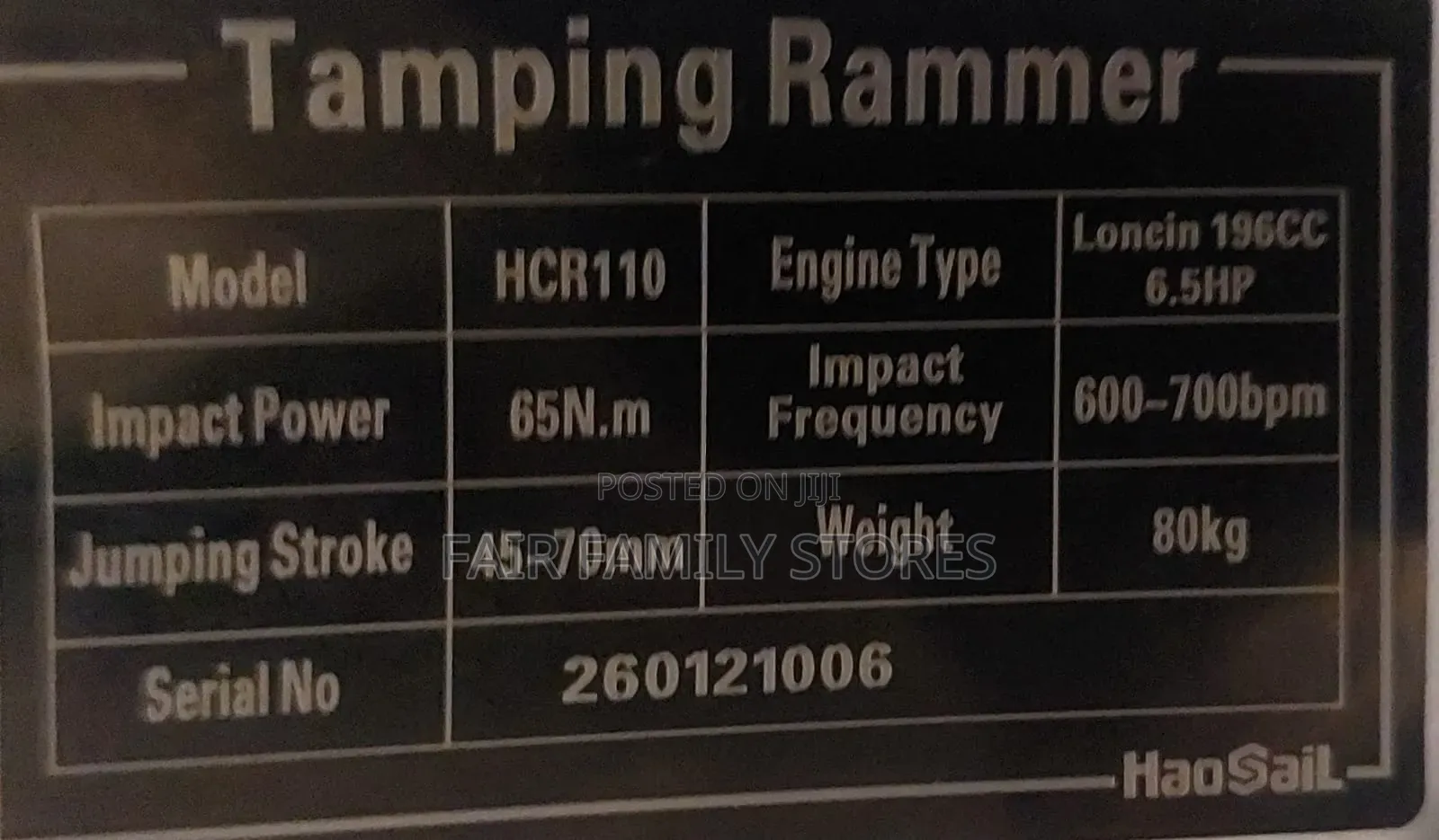 Tamping Rammer