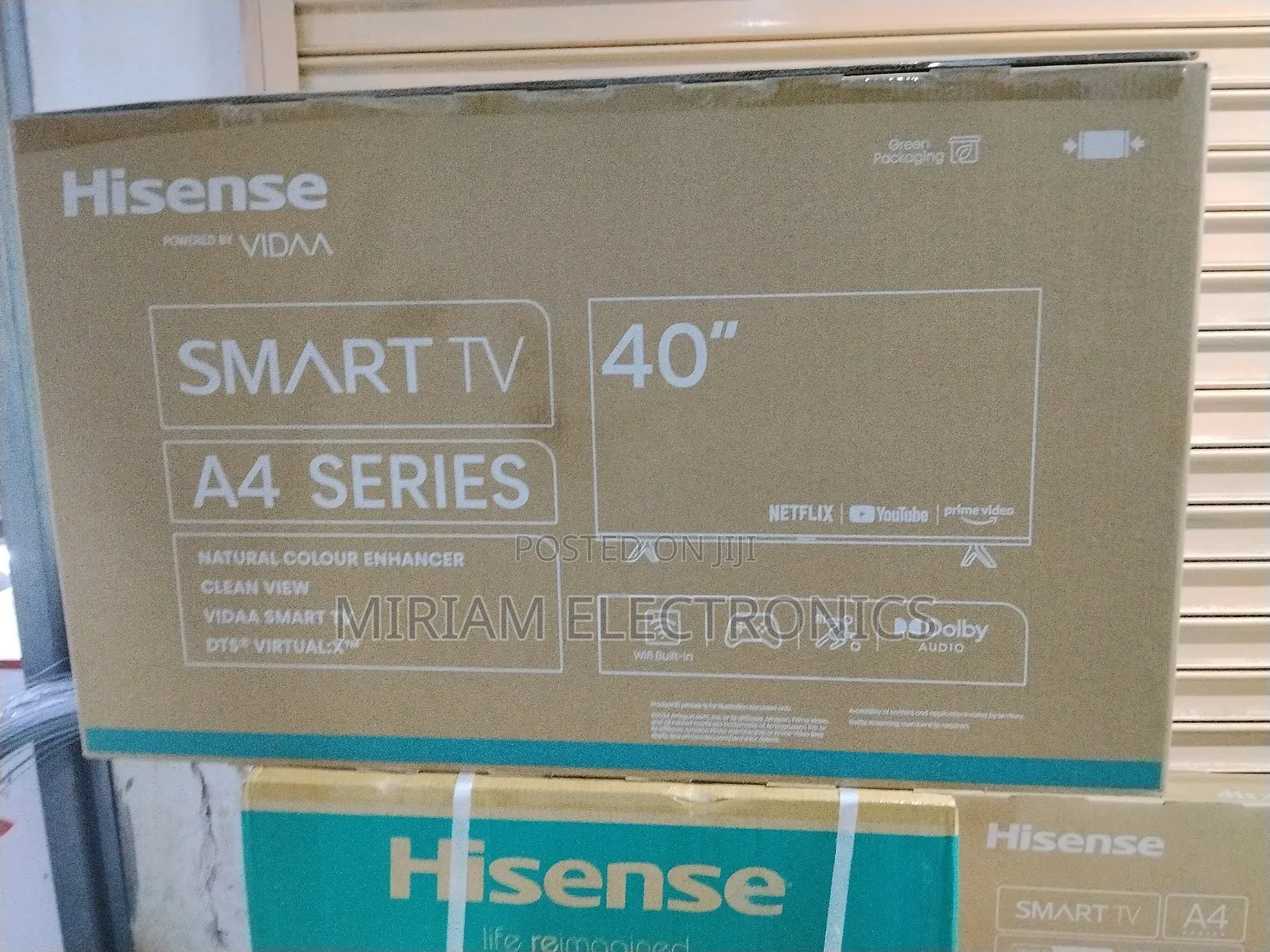 Hisense 40a4,40" Inch Frameless Smart Television, Full Hd Resolution,