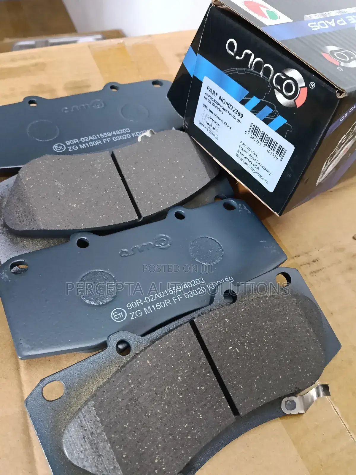Toyota Hilux Vigo 4wd Asimco Front Brake Pads Kd2389
