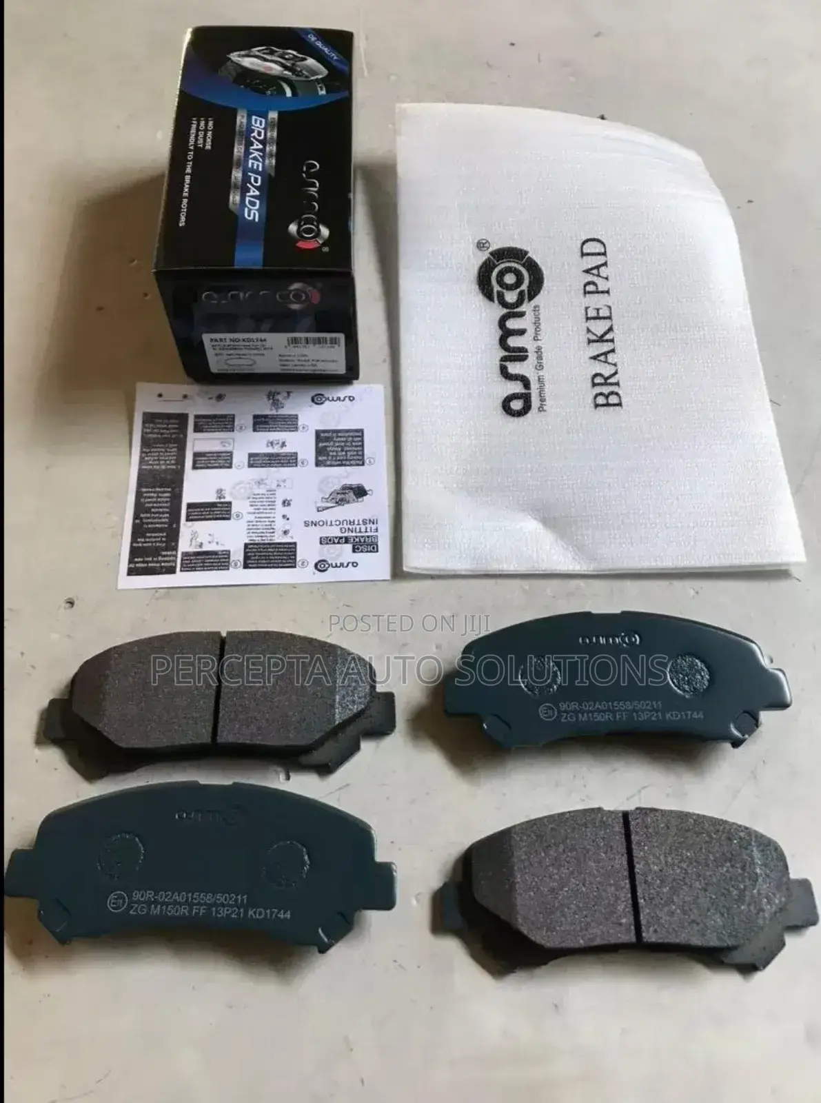 Nissan X-Trail T31,Juke,Qashqai,Dualis Asimco Front Brake Pads Kd1744