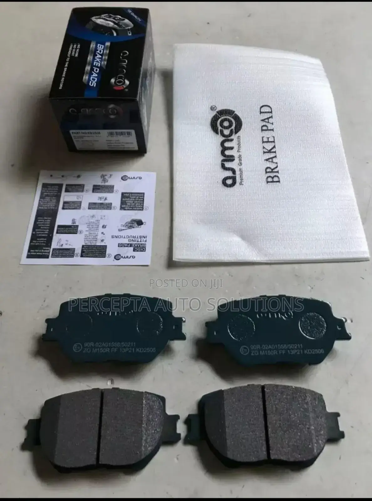 Toyota Crown,Mark X,Altezza,Mark-2 Asimco Front Brake Pads Kd 2506