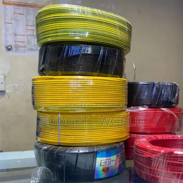 1.5mm Single Core Cable 90m – Red/Black/Yellow Wiring Cable