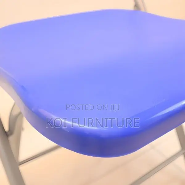 Office Chairs; Plastic Home Office Foldable Portable White Seat