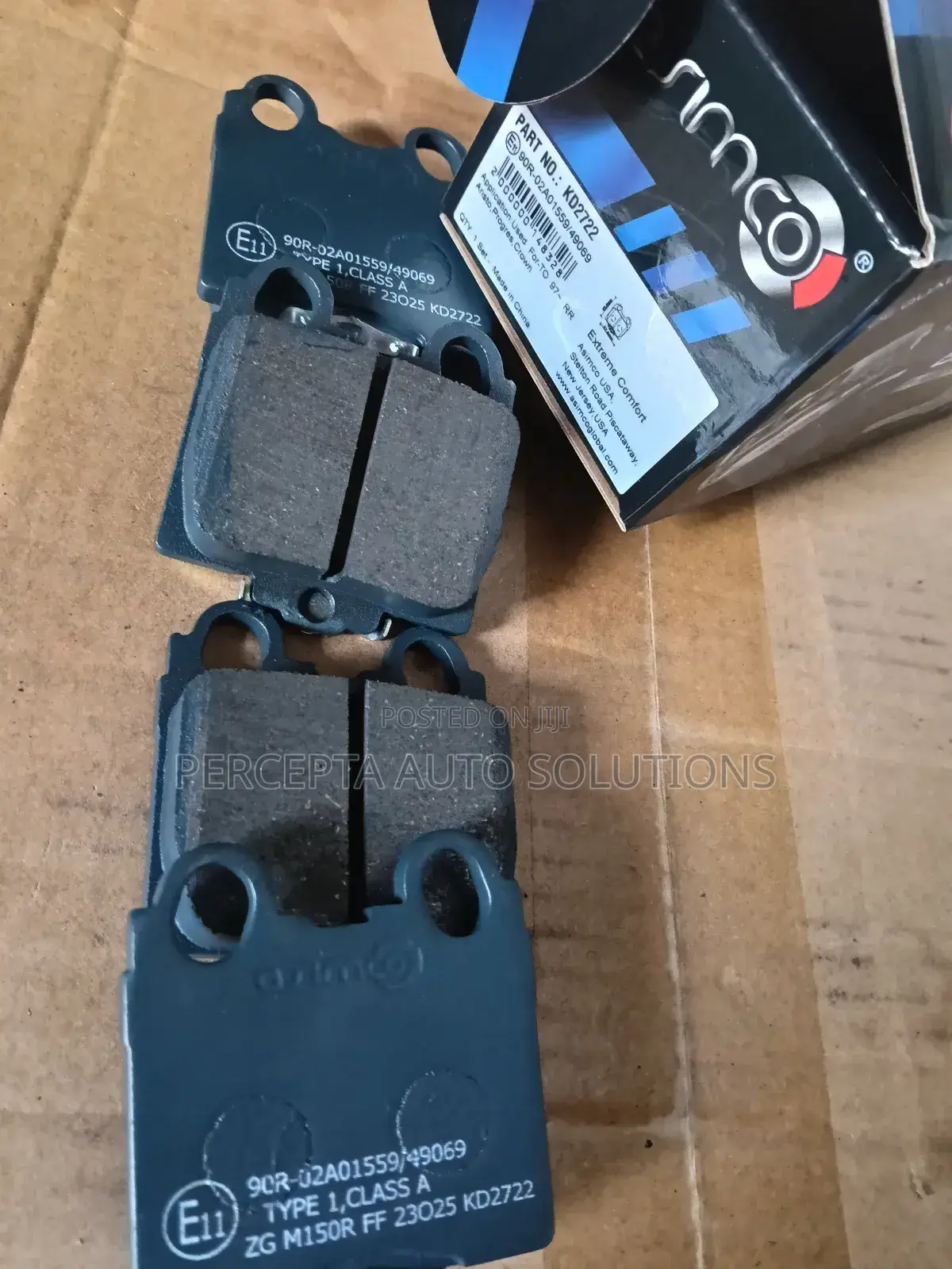 Toyota Mark Ii,Markx Grx120,Crown Grs180 Asimco Rear Brake Pads Kd2722