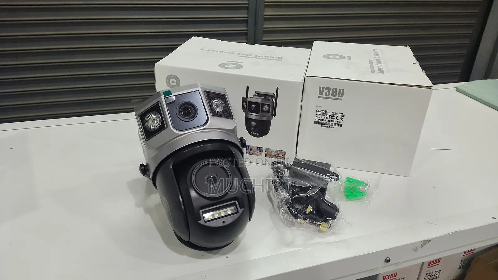 Smart Camera Wifi V380 Dual Lens Ac Powered