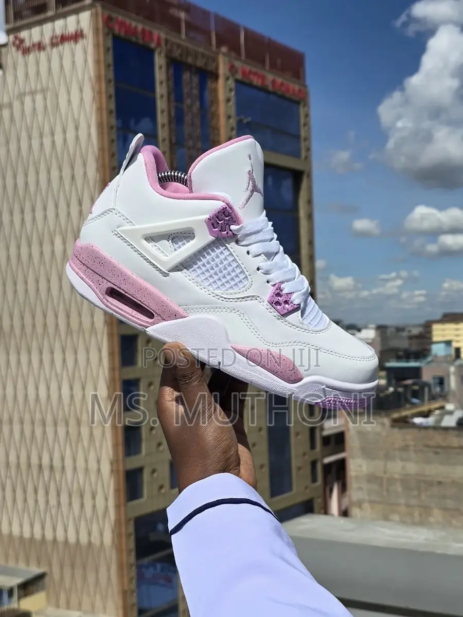 Nike Air Jordan 4 Retro Fuschia Sneakers Size 36-40
