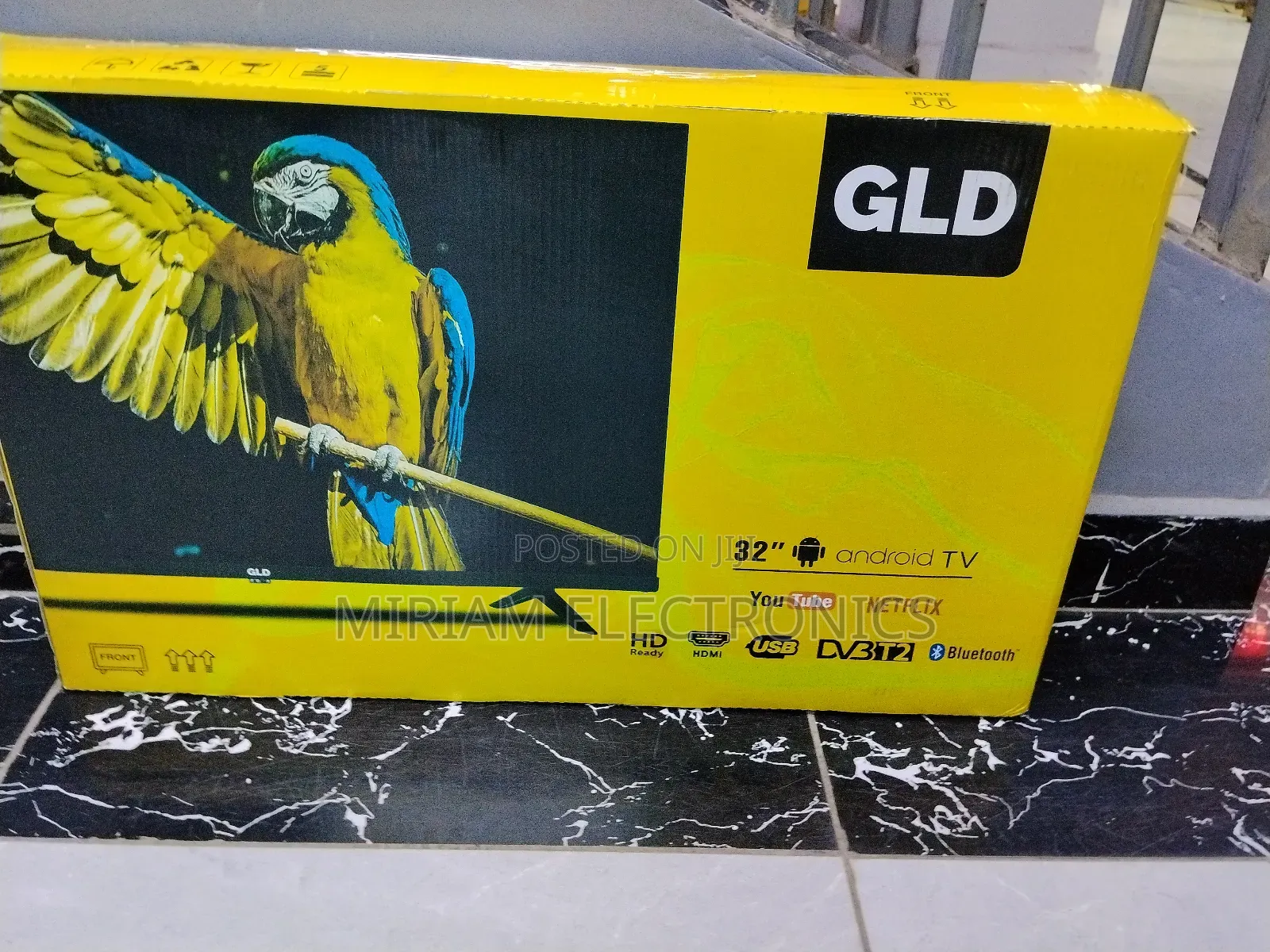 GLD 32" Inch Frameless Smart Android Television Digital Tv, App Store