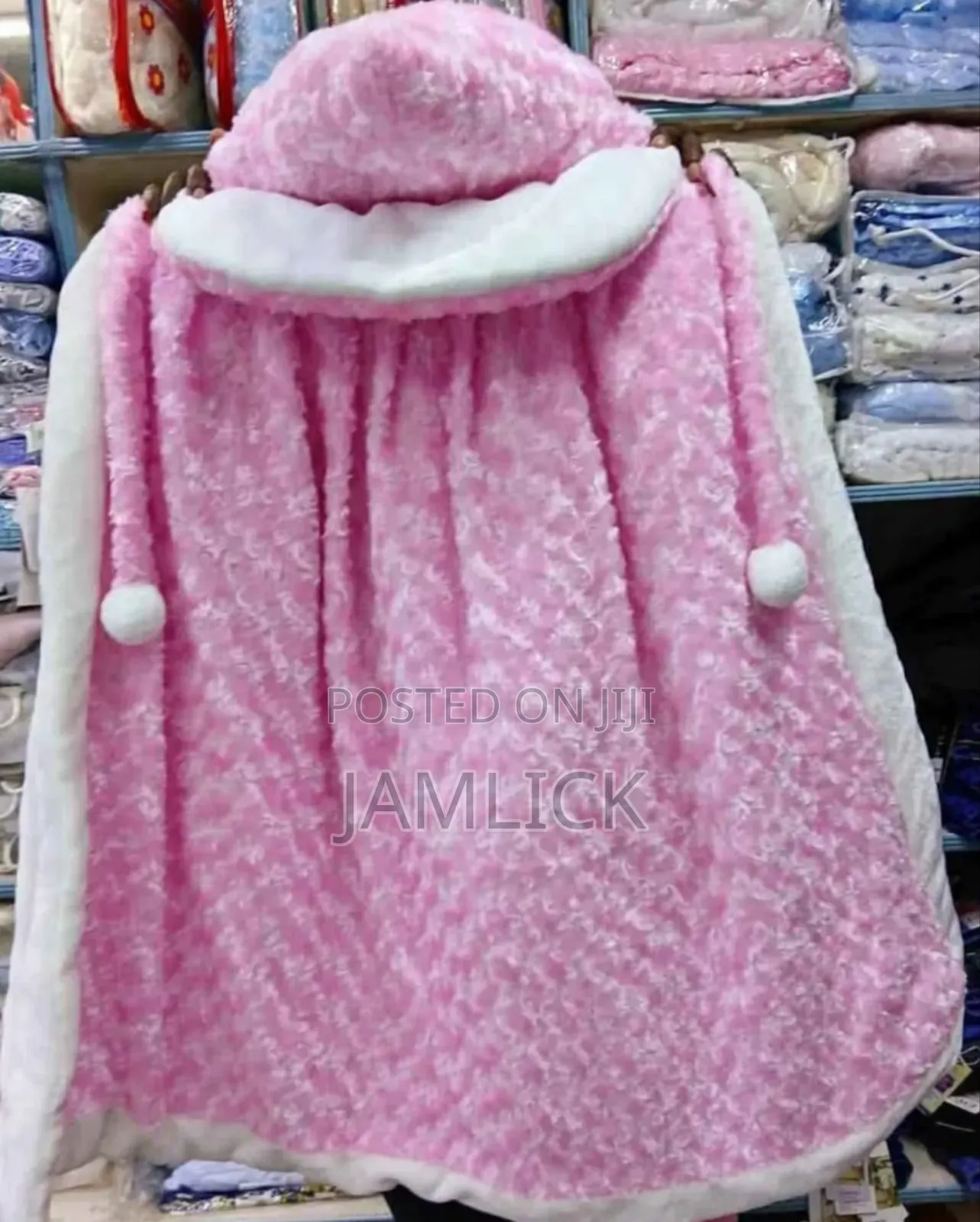 Babies Hooded Shawl –Kk