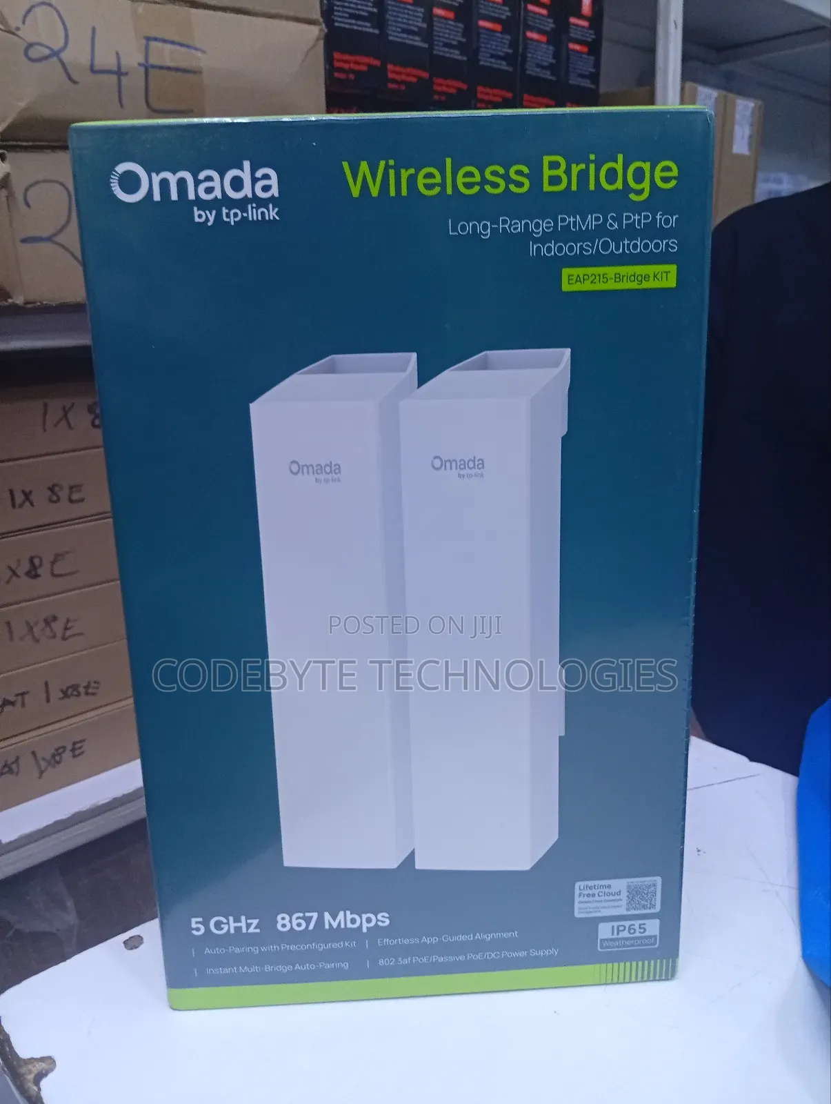 Tp-Link Eap215 Bridge Kit - Indoor/Outdoor Wireless Bridge Ap