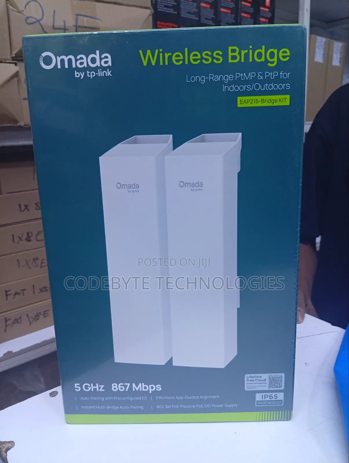 Tp-Link Eap215 Bridge Kit - Indoor/Outdoor Wireless Bridge Ap