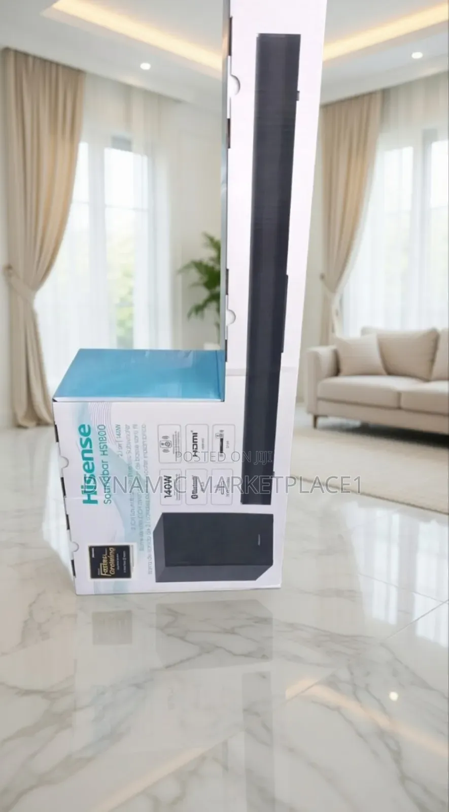 Hisense 2.1 Channel 140w Soundbar .