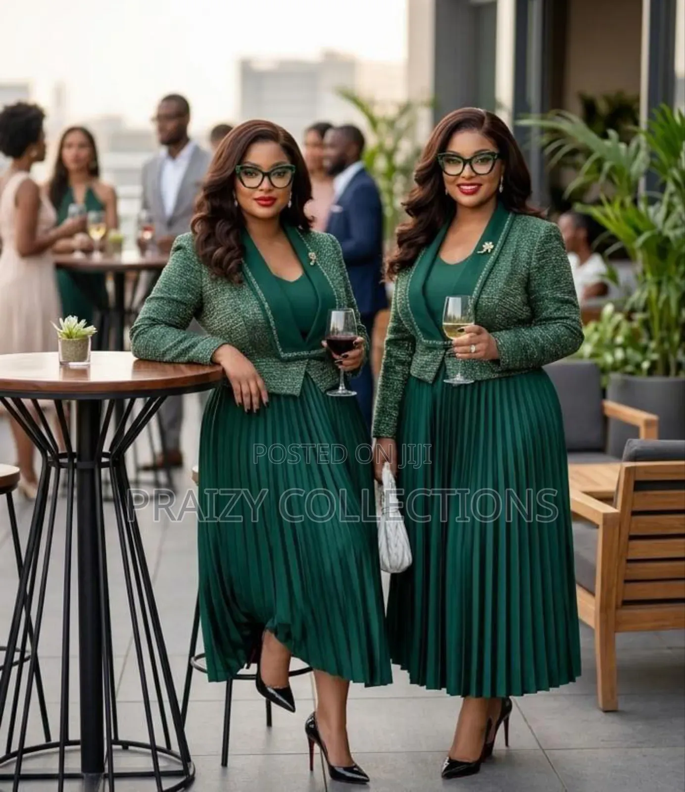Free Size Pleated Dress Set