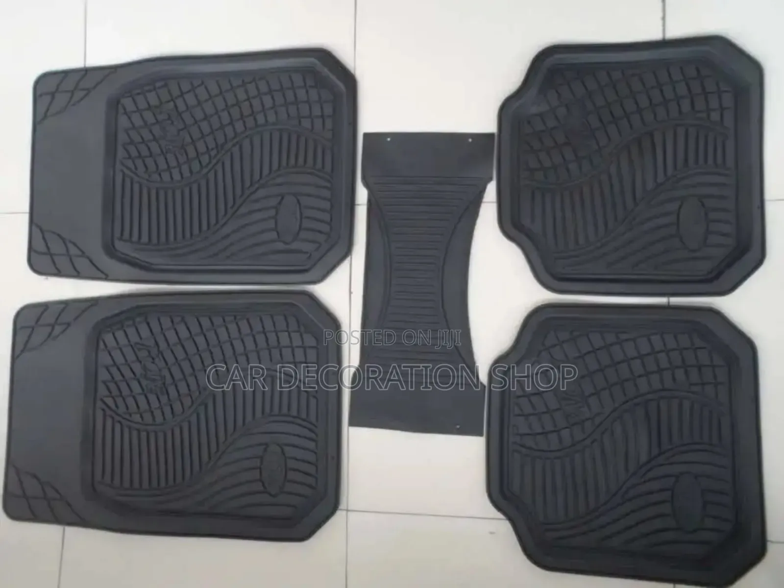 5pcfull Set Jon Skid Universal No1 Black Carpet Floor Mats
