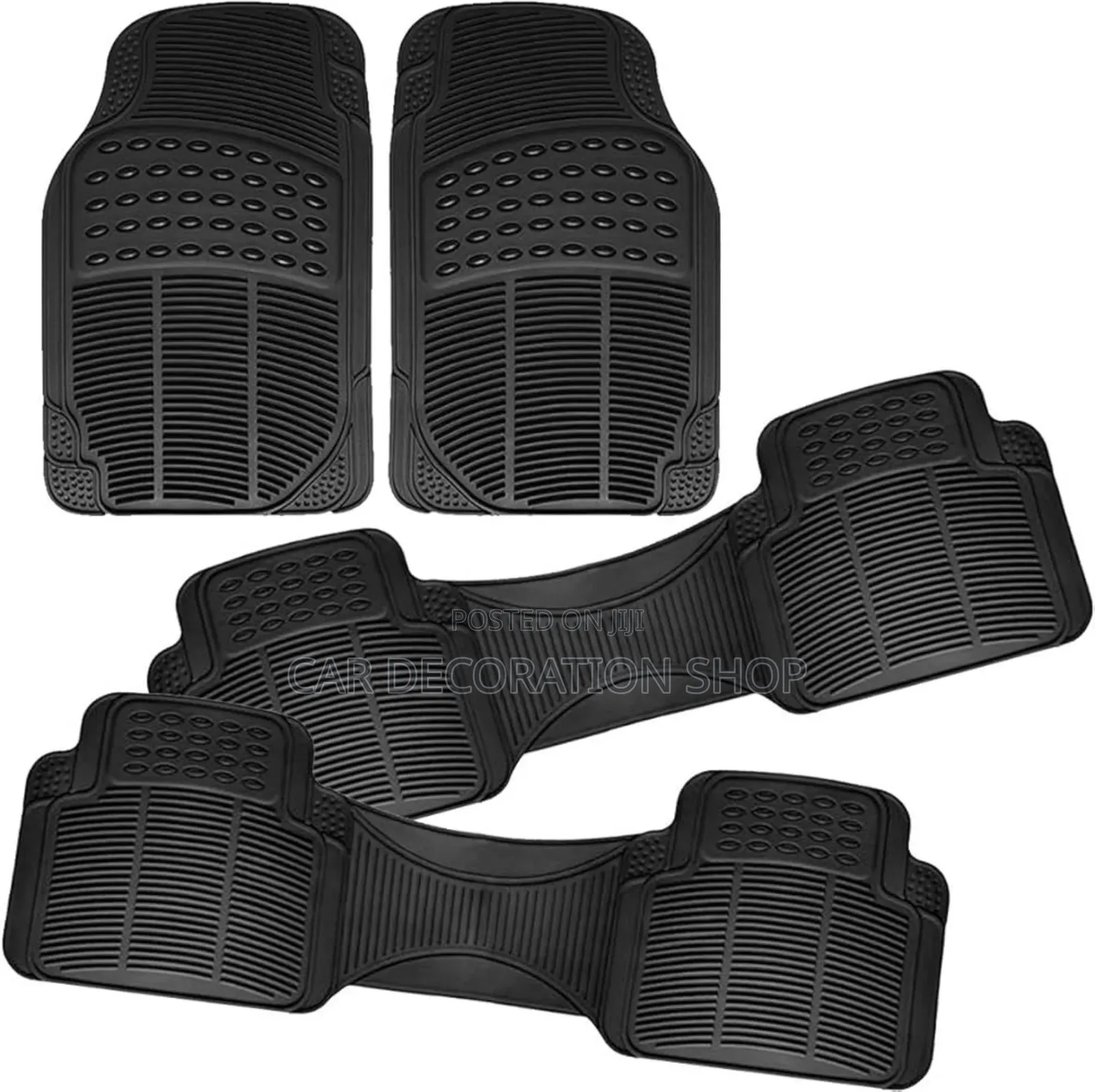 7 Seater Cars Black Universal Car Mat Nonslip All Season Car Ma