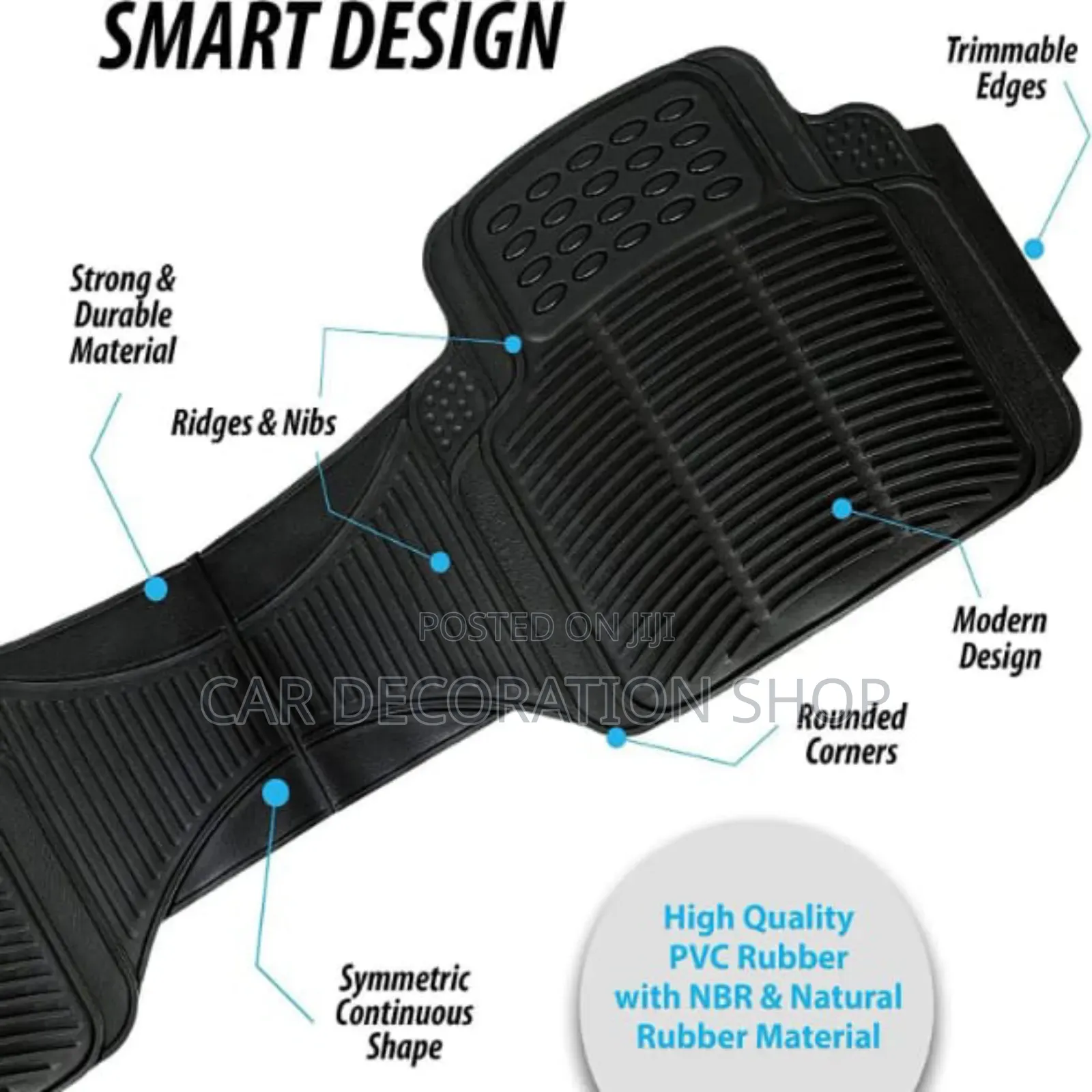 1pc Cojoined Waterproof Carpet Mats