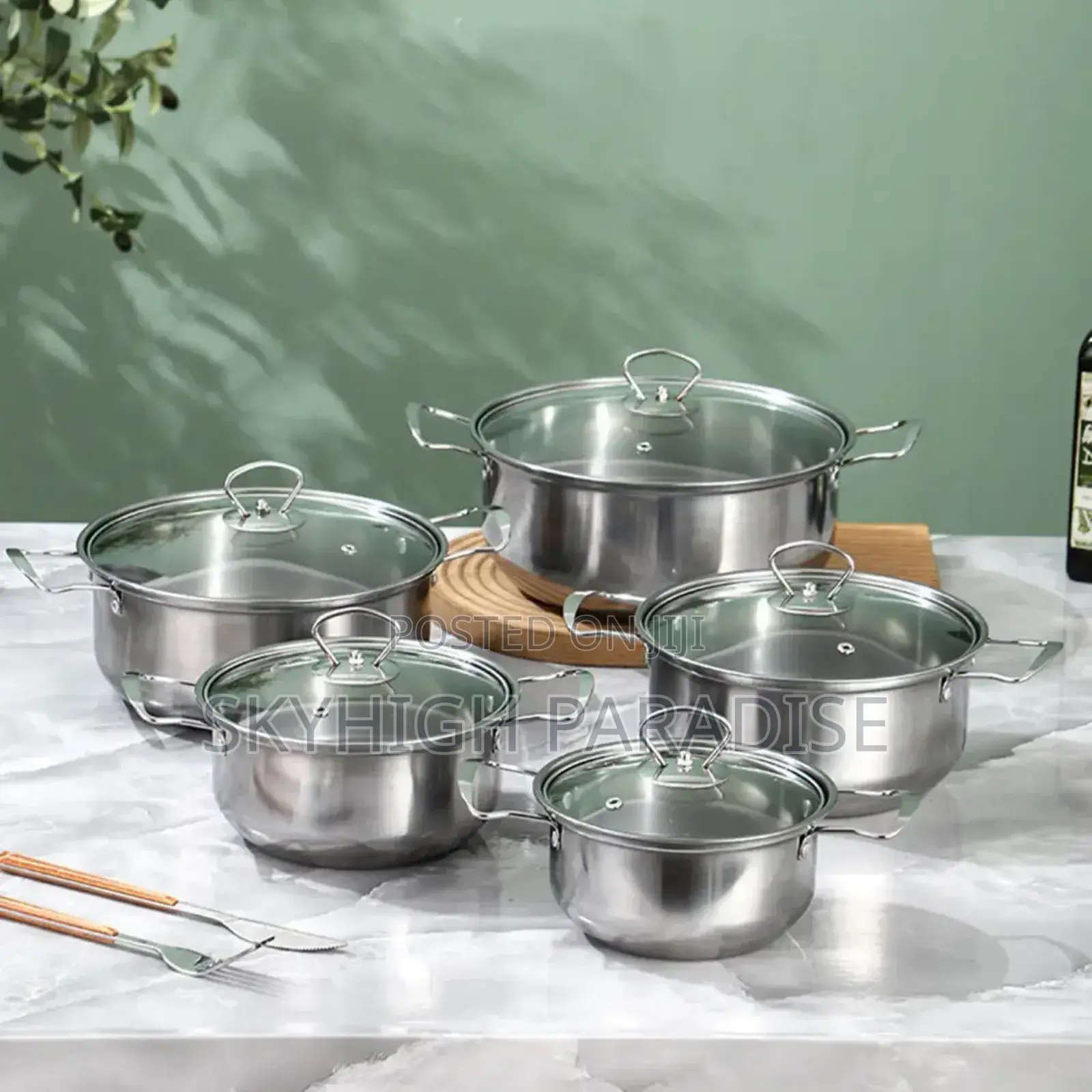 *Bominox 12pc Stainless Steel Cookware Set*
*Induction Enabled*