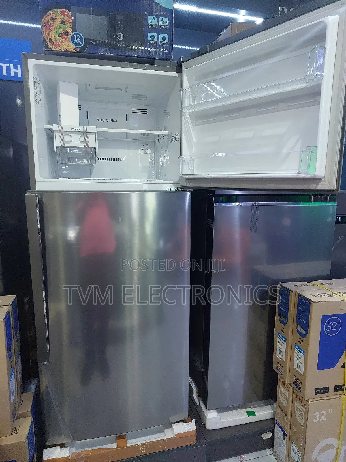 Lg Gl-C652hlcm Top Freezer Fridge, 438 L - Smart Inverter Compressor