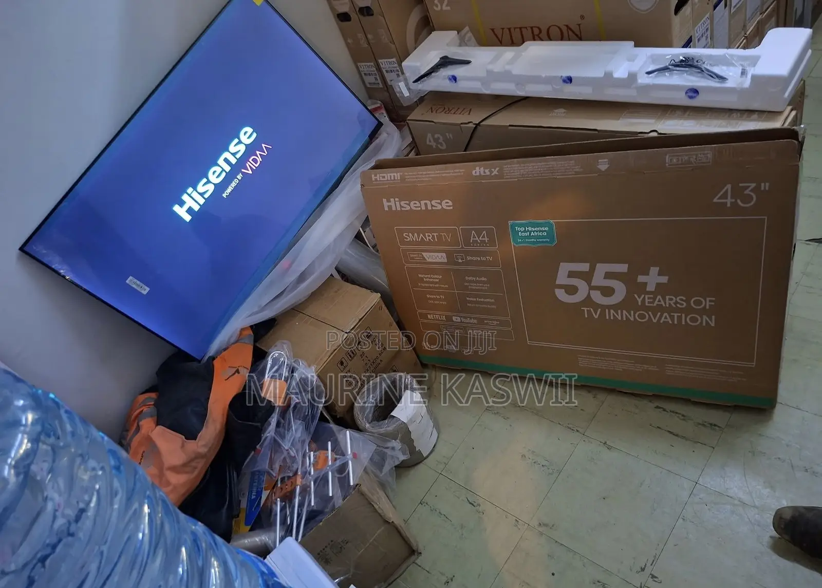 Hisense 43”A4qken Smart Frameless Tv -1080