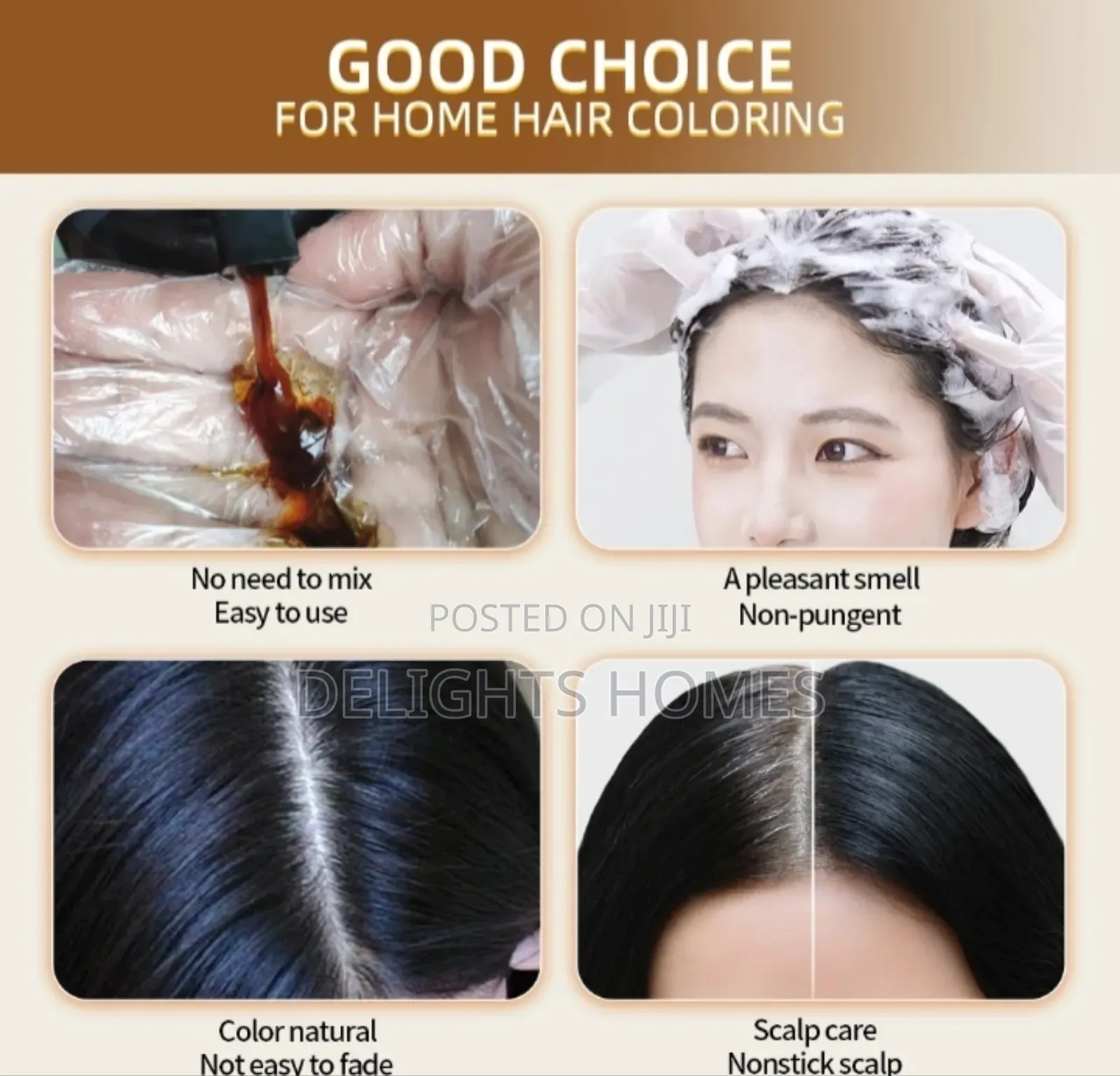 3in1 Hair Dye Shampoo 500ml
