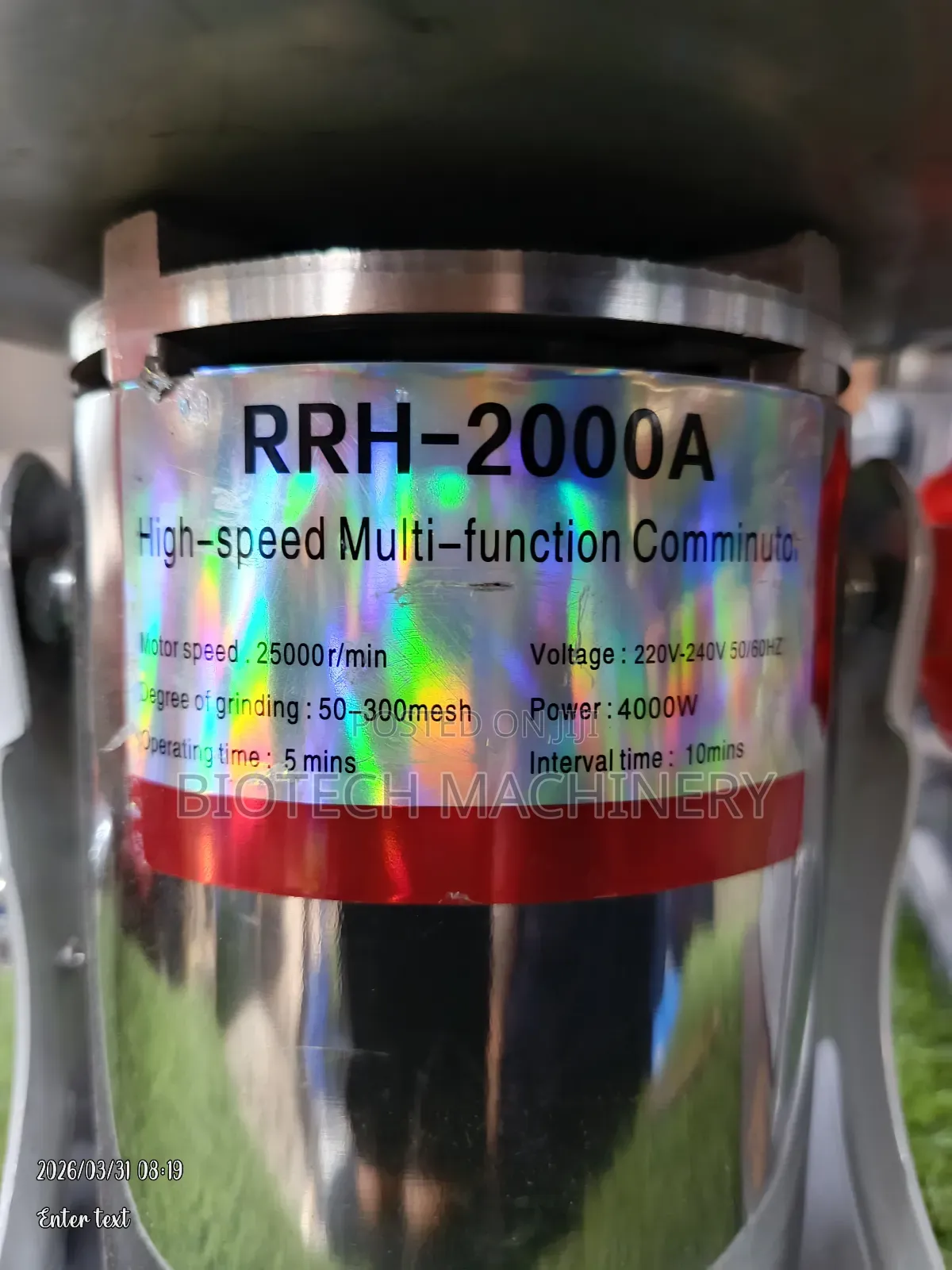 2000g/2kgs Spice Grinder / Powder Grinder