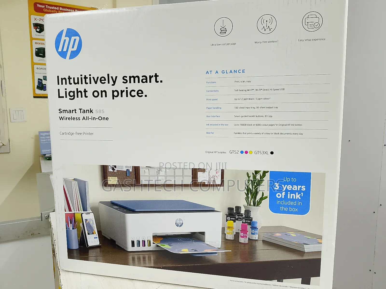 Hp Smart Tank Wireless All in One Printer 585
