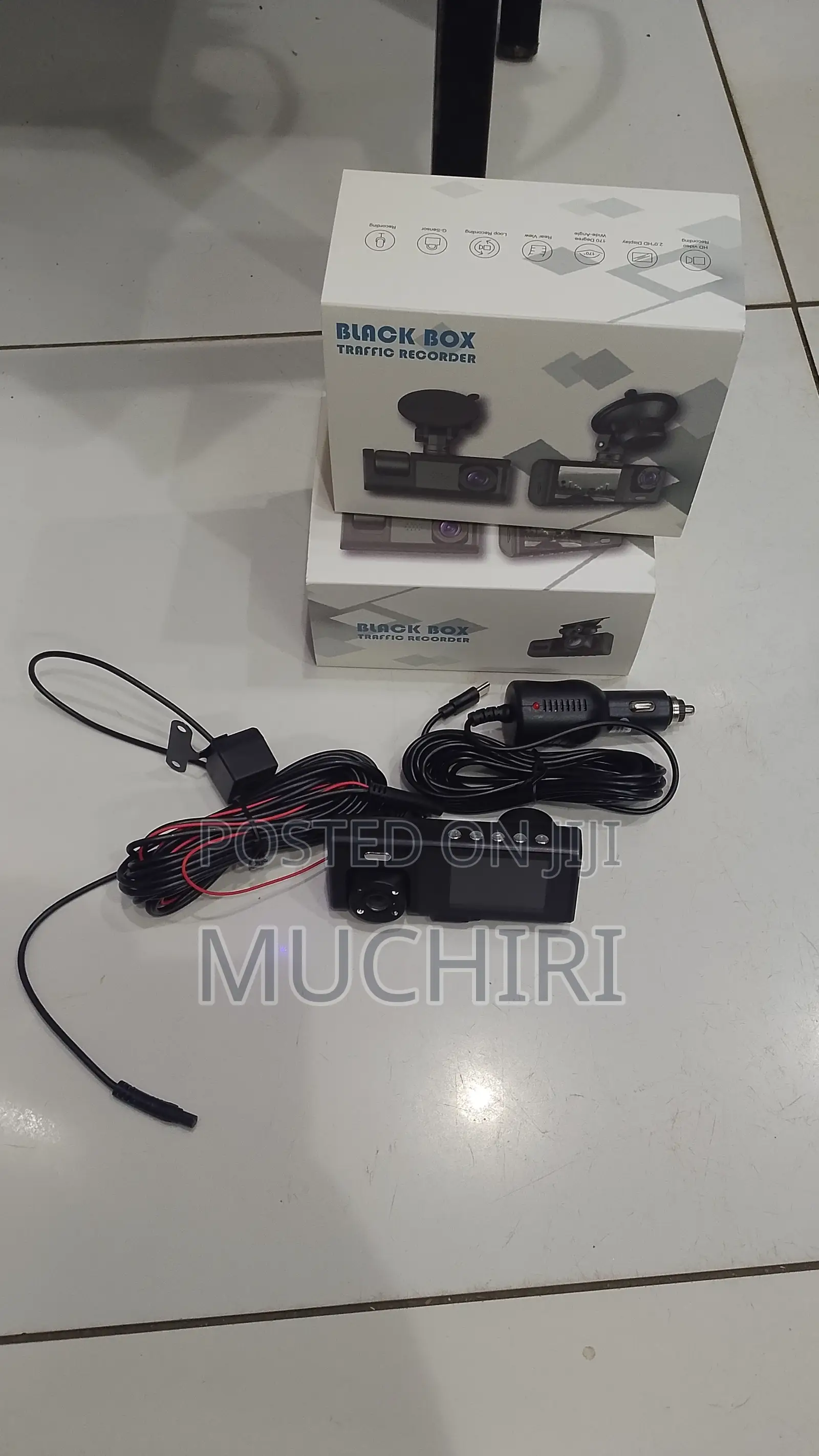 3 in 1 Vehicle Dash Camera Recorder With Reverse Camera