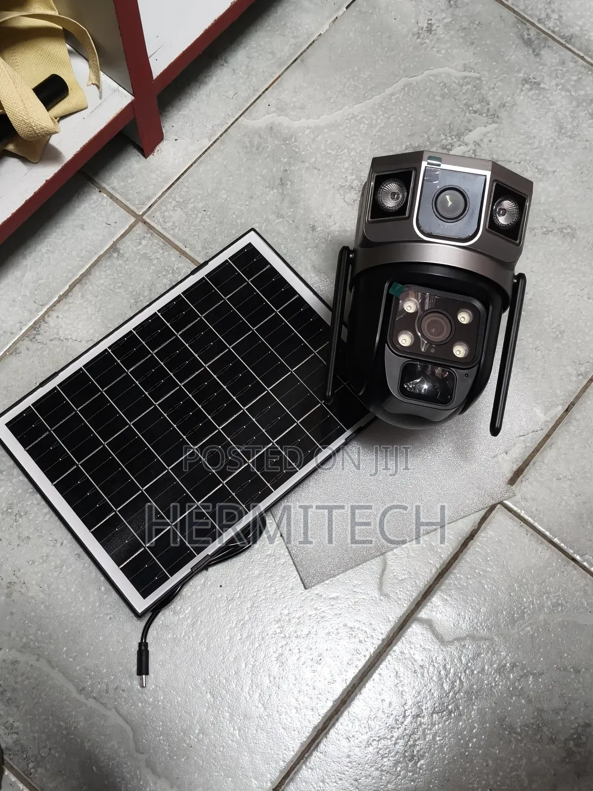 Solar Camera 4g Smart Net Dual Lens Different Screen Display Outdoor