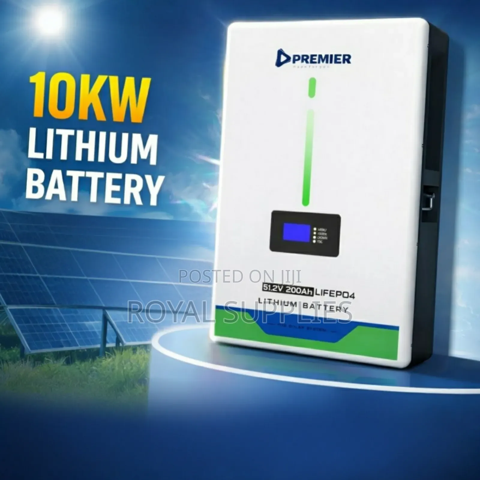 10kw 200ah Lithium Iron Phosphate Battery
