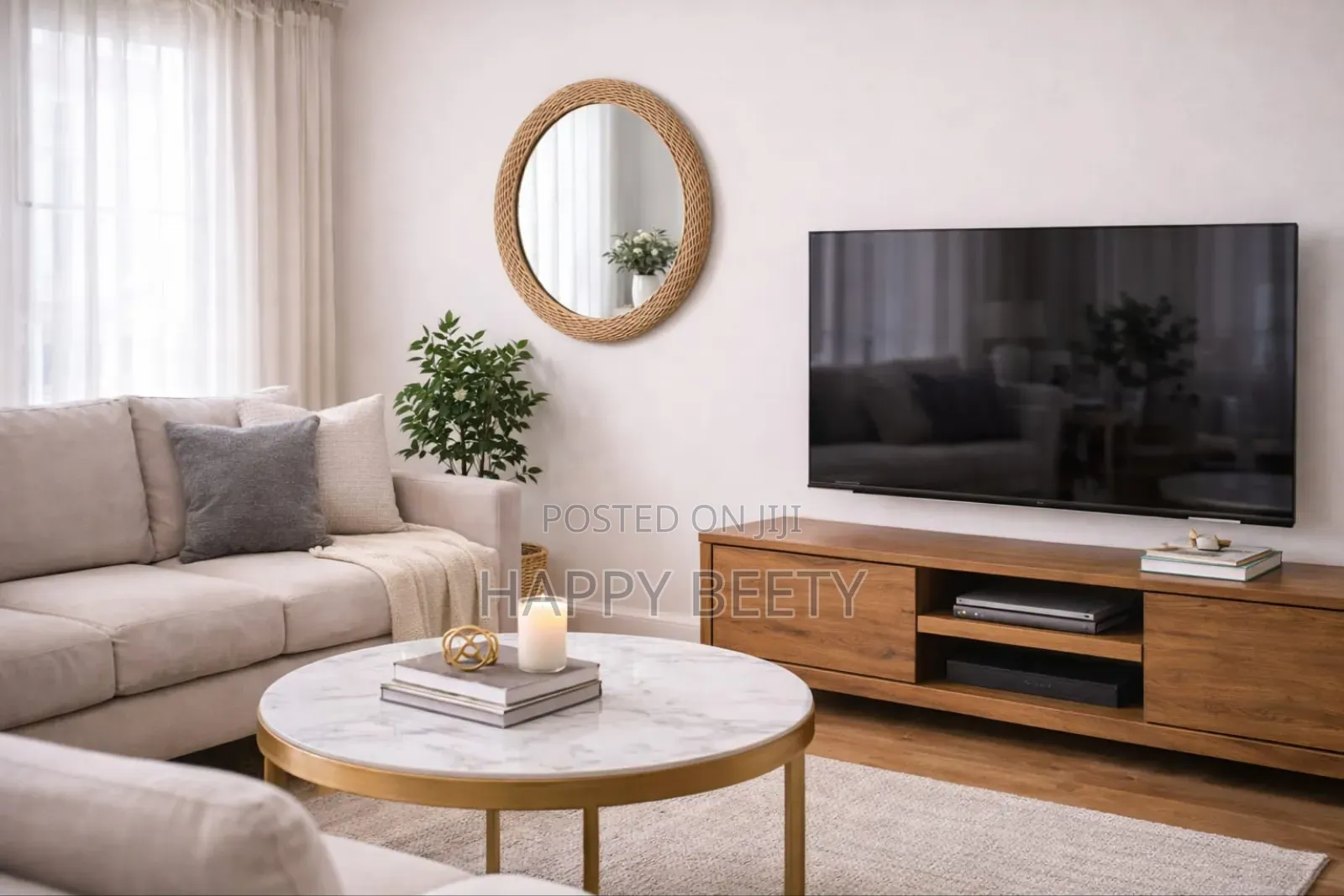 Modern Oval Decorative Mirror