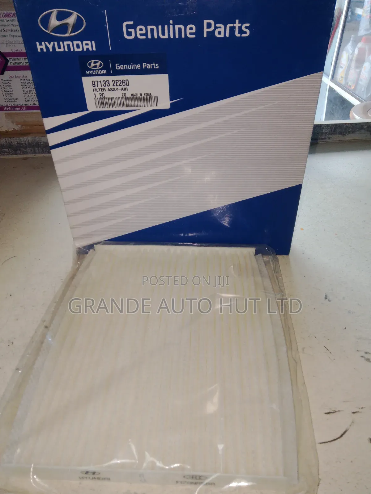 Ac Cabin Filter Kia Sportage 2012 (Genuine Parts)
