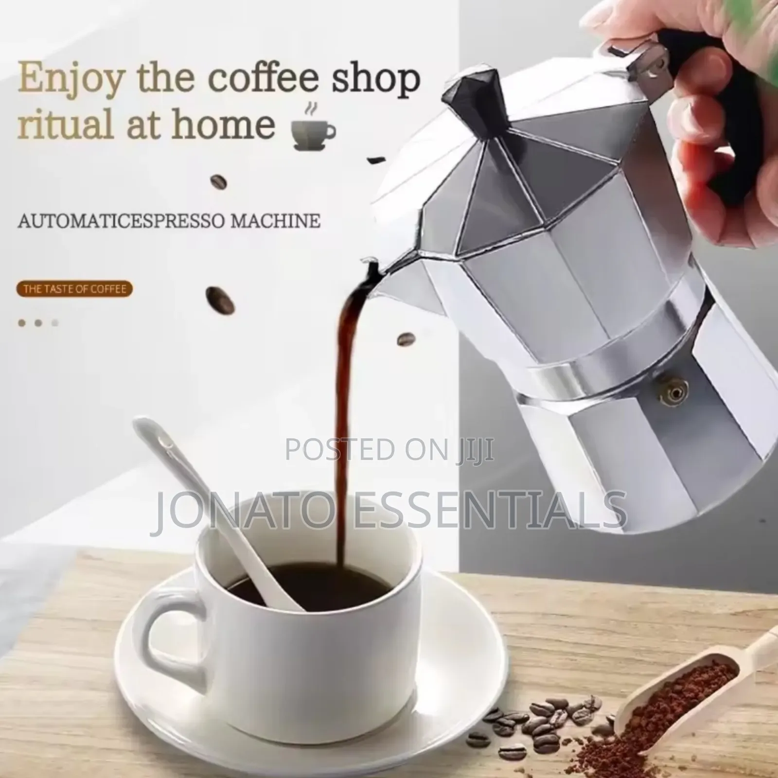 600ml Large Moka Pot Espresso Maker - 12 Cup Stovetop Mocha Pot