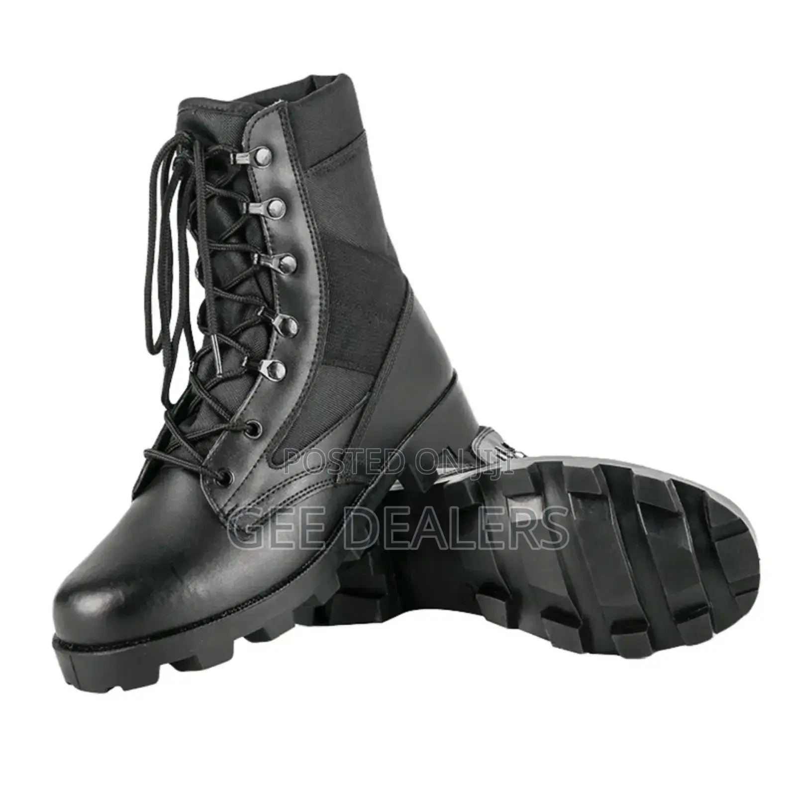 Black Siwar Boots, Black Military Tactical Boots,