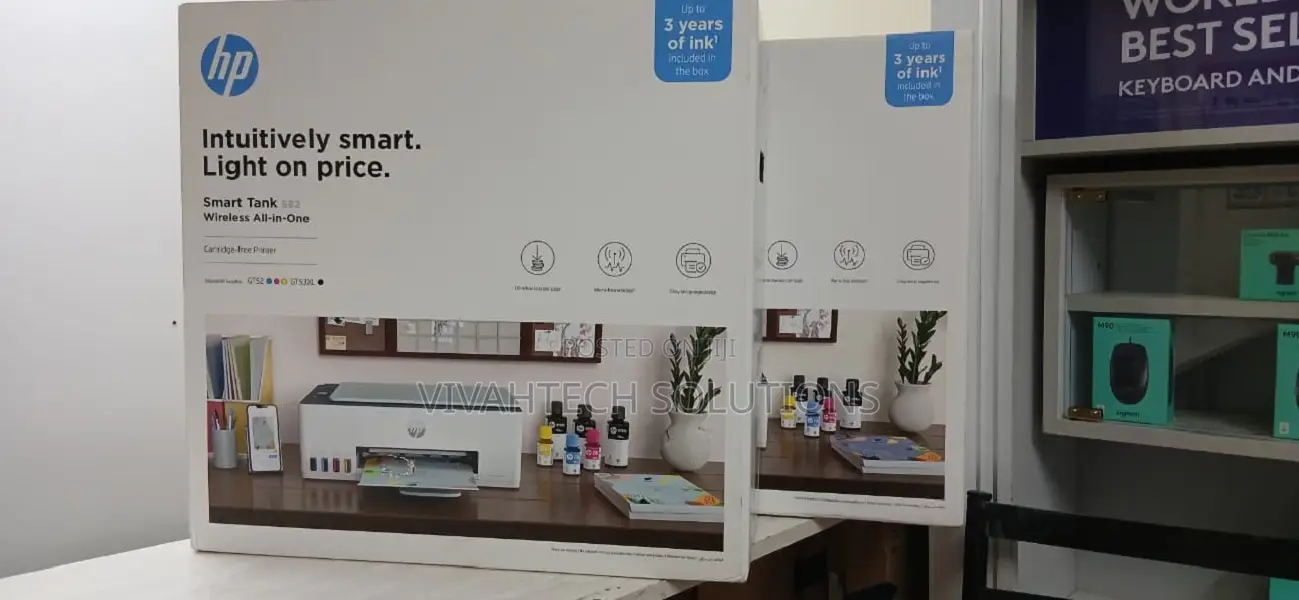 Hp Smart Tank 582 Wireless All-in-One Inkjet Printer