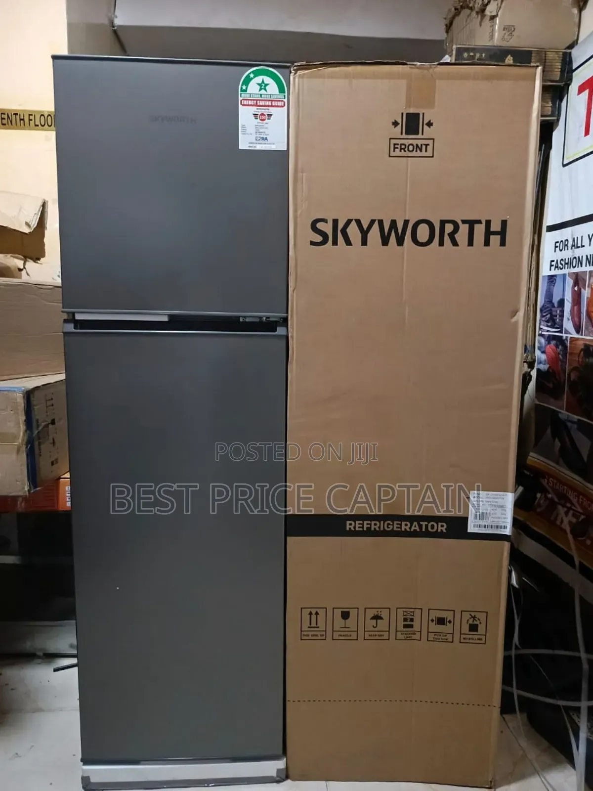 Skyworth 158litres Double Door Refrigerator