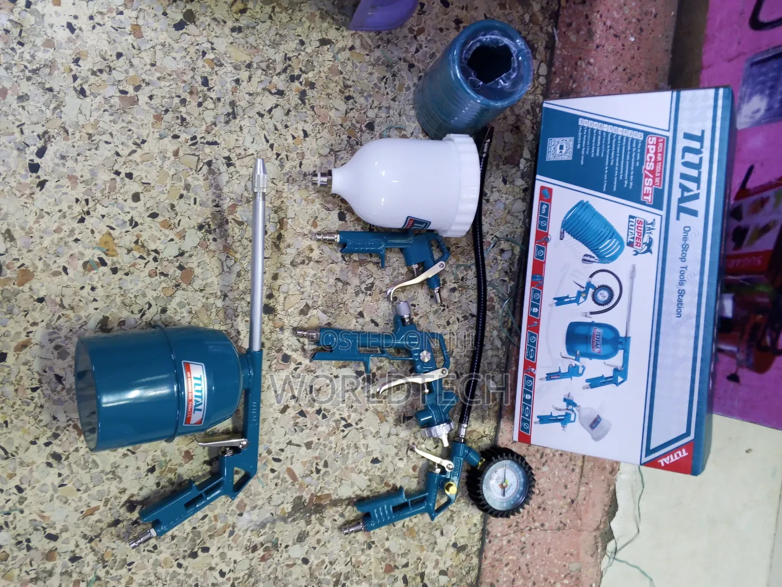 5 in 1 Total Toolkit/ Quality 5 in 1 Air Gun Toolkit