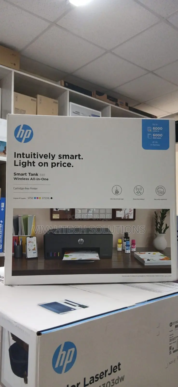 Smart Tank 581 Hp All-in-One Colored Inkjet Printer