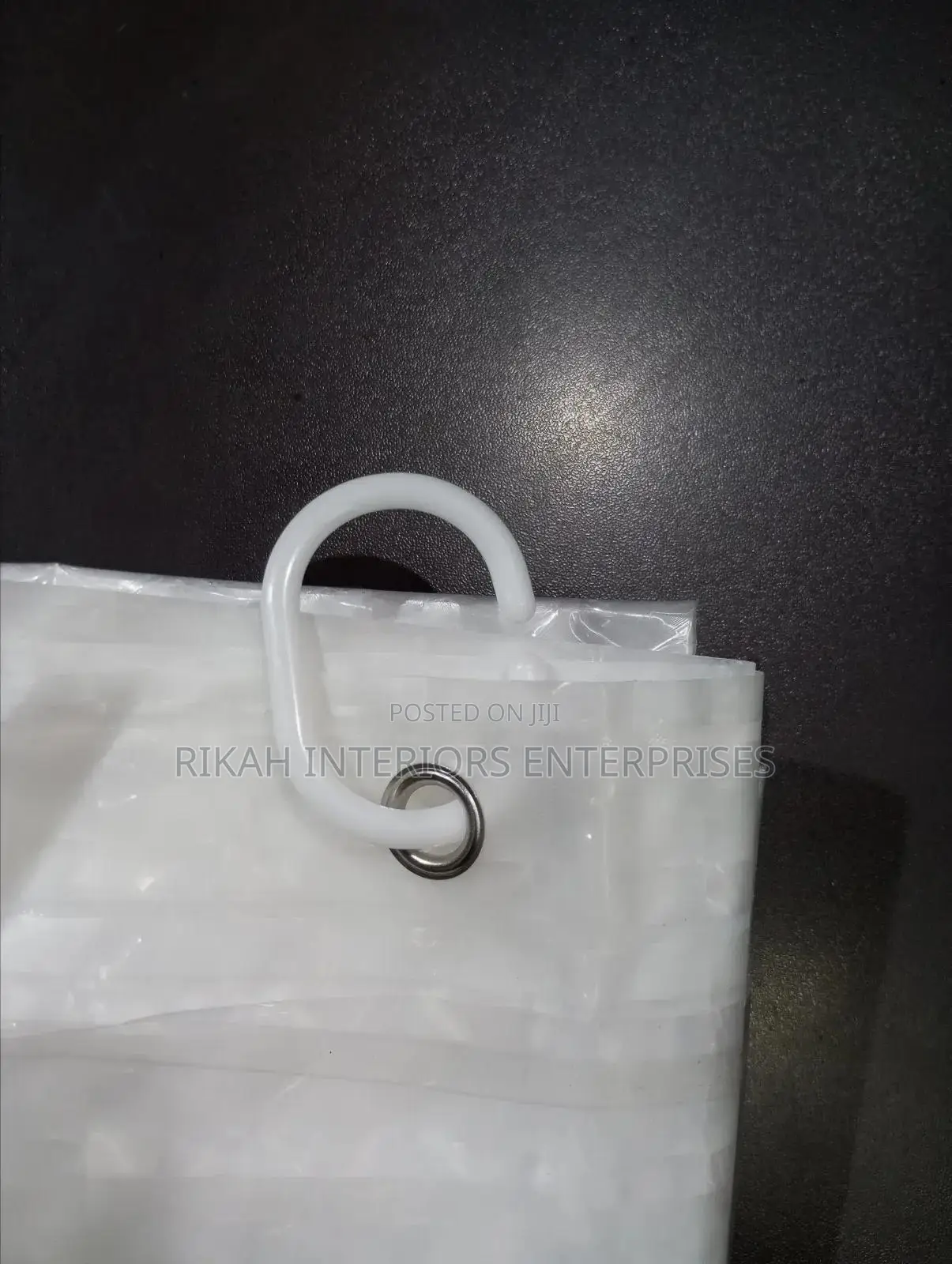 Shower Curtains With Rings Available