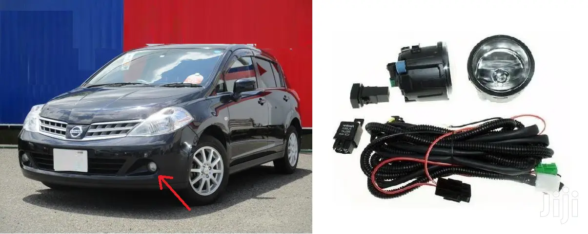 Fog Lights Set: For Nissan Tiida/Verso