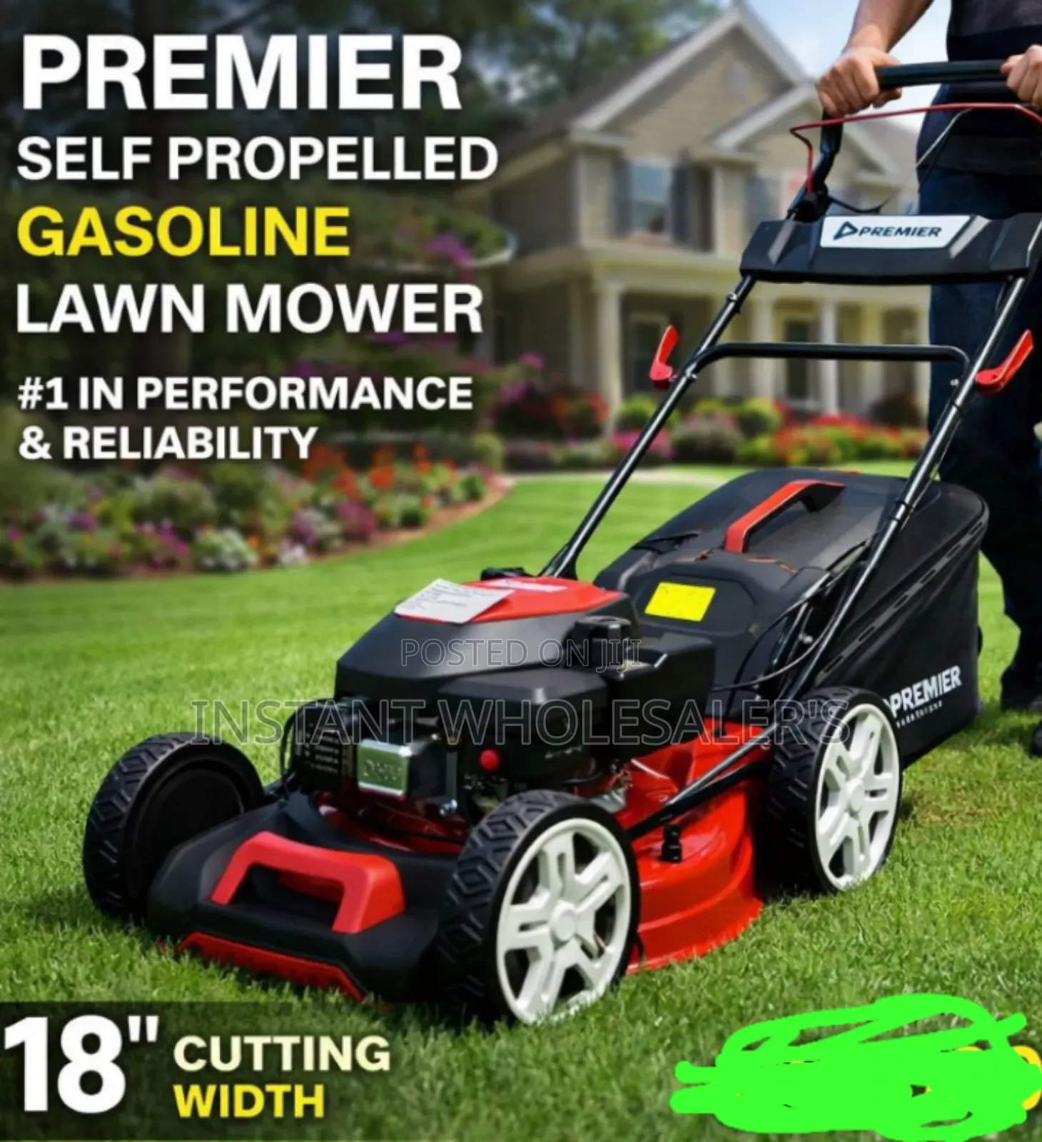 Lawn Mower Machine 18" Commercial