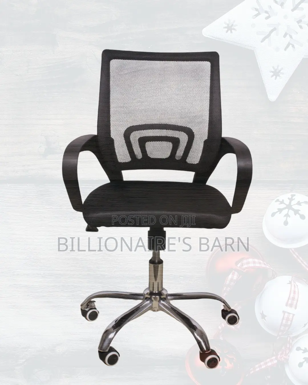 Secretarial Mesh Office Ergonomic Fabric Seat Lumbar Support Solution