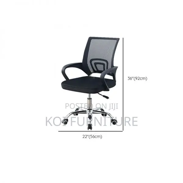 Office Chair : Medium-Back Secretarial Office Chair
