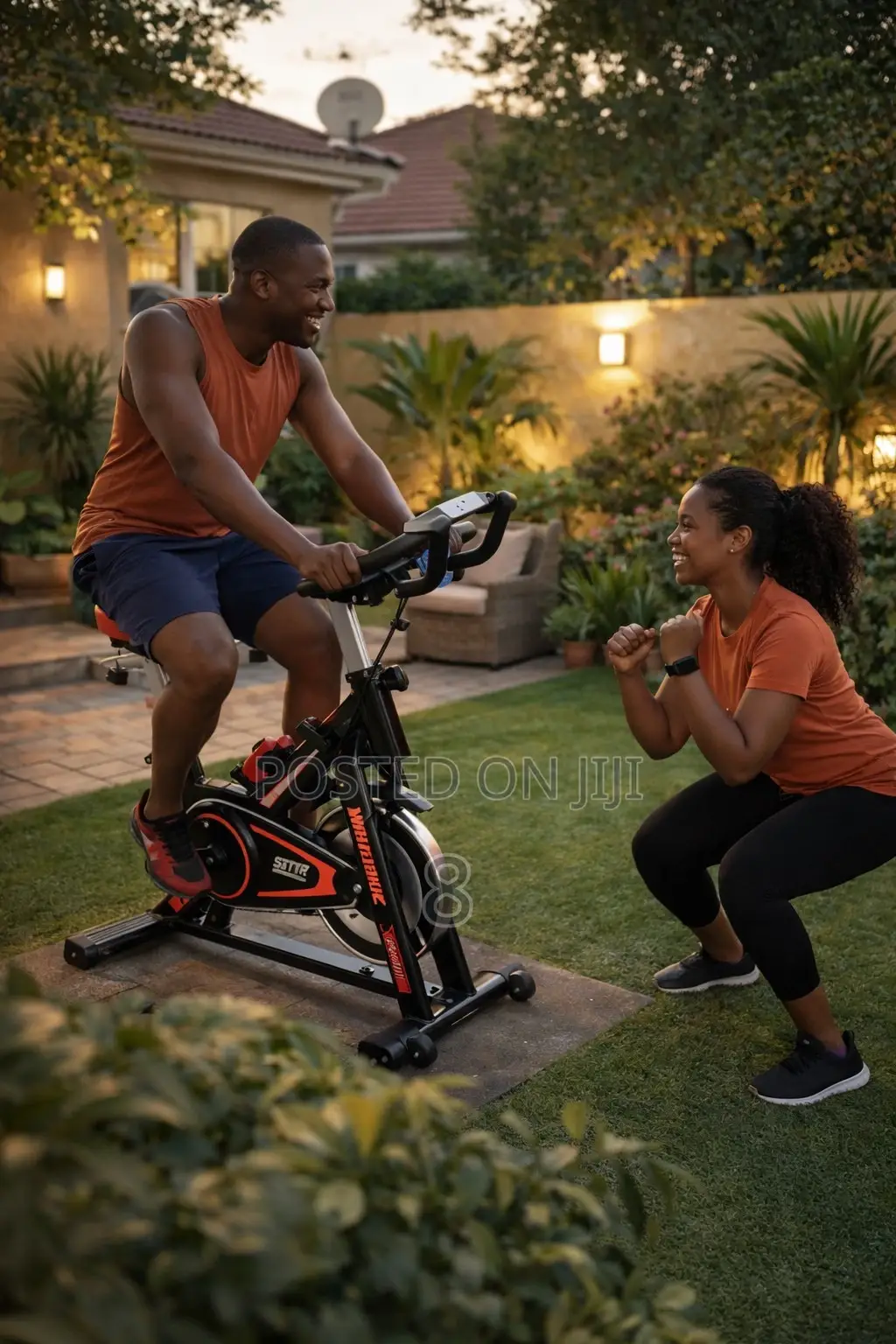Comfortable Gym Exercise Bike – Smooth Quiet Ride