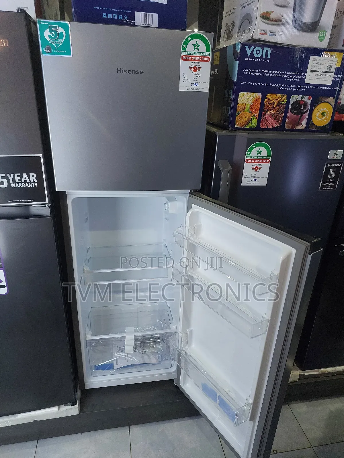 Hisense 154 Liters Ref154dr Double Door Fridge