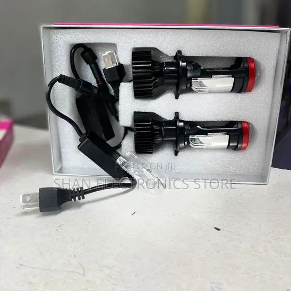Y7 H4 Mini Projector Led Bulbs – Bright White Beam Car Headlight Upgra