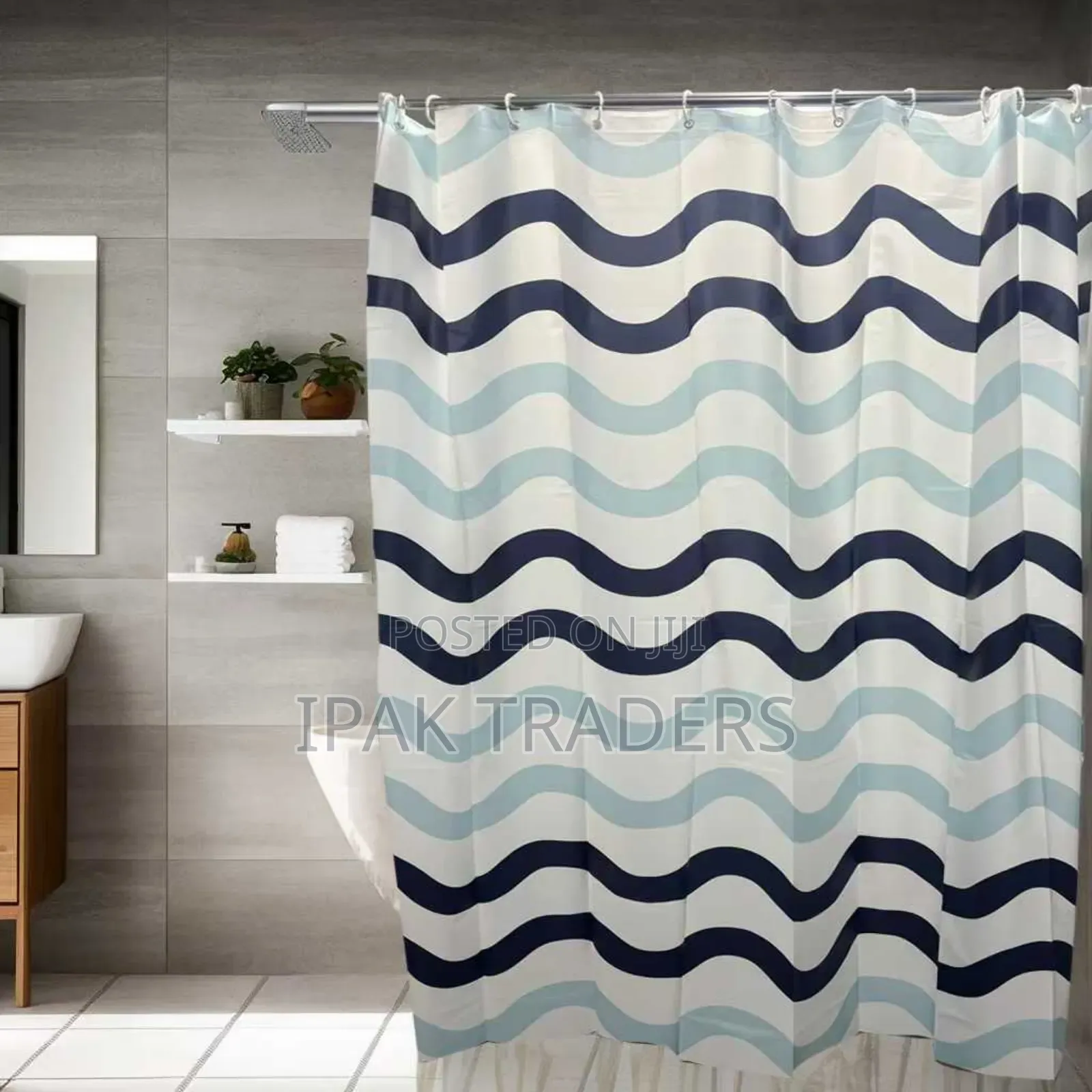 *Shower Curtain*
Material;Eva (Pvc Water Proof)
Size 180*200cms