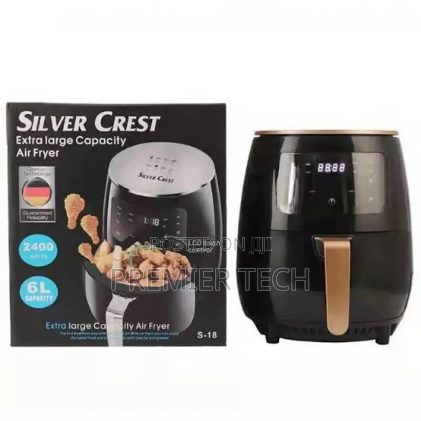 6l Silver Krest Air Fryer